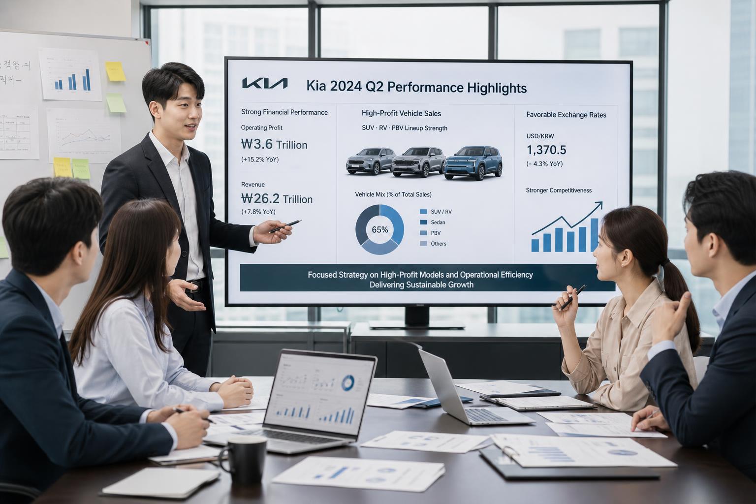 기아차 주가를 움직인 근본 동력: 2024년 2분기 실적 구조 분석