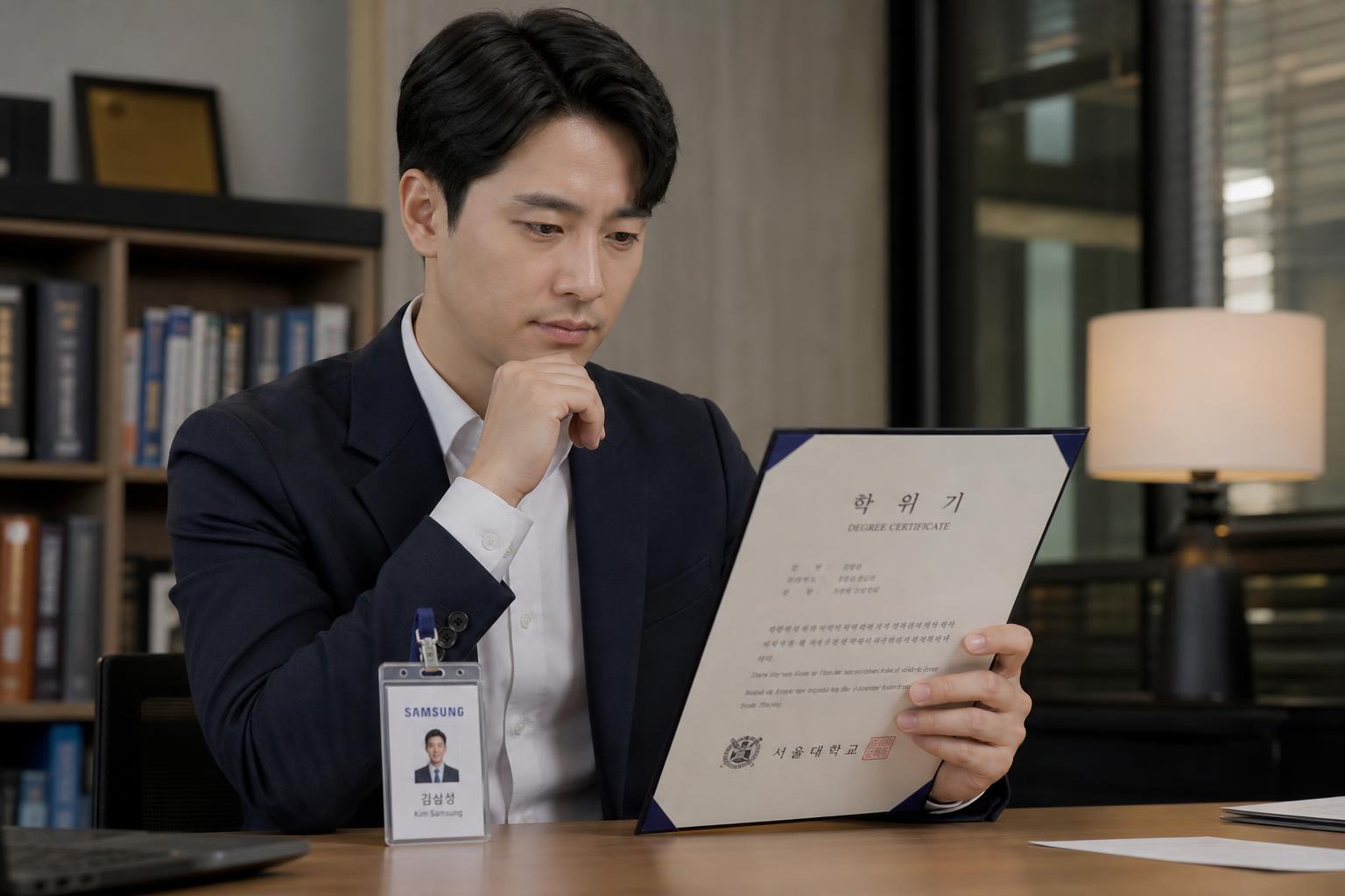 학력과 삼성전자 입사 이야기