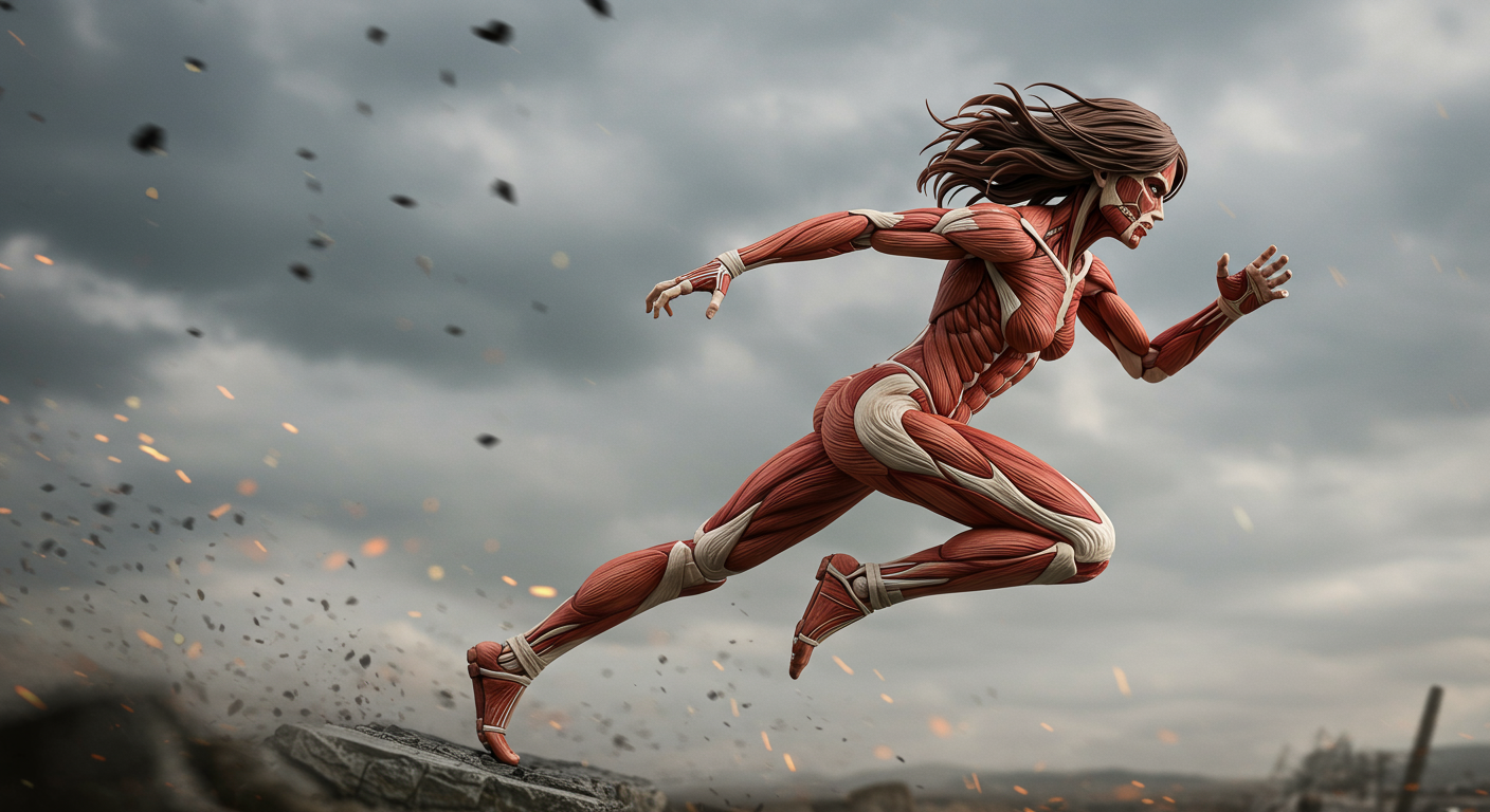 빠르고 강한 여성형 거인의 비밀