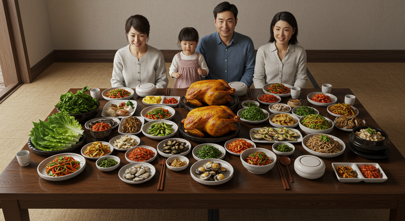 대이작도 팽나무펜션에서 맛보는 건강한 식사 🍽️