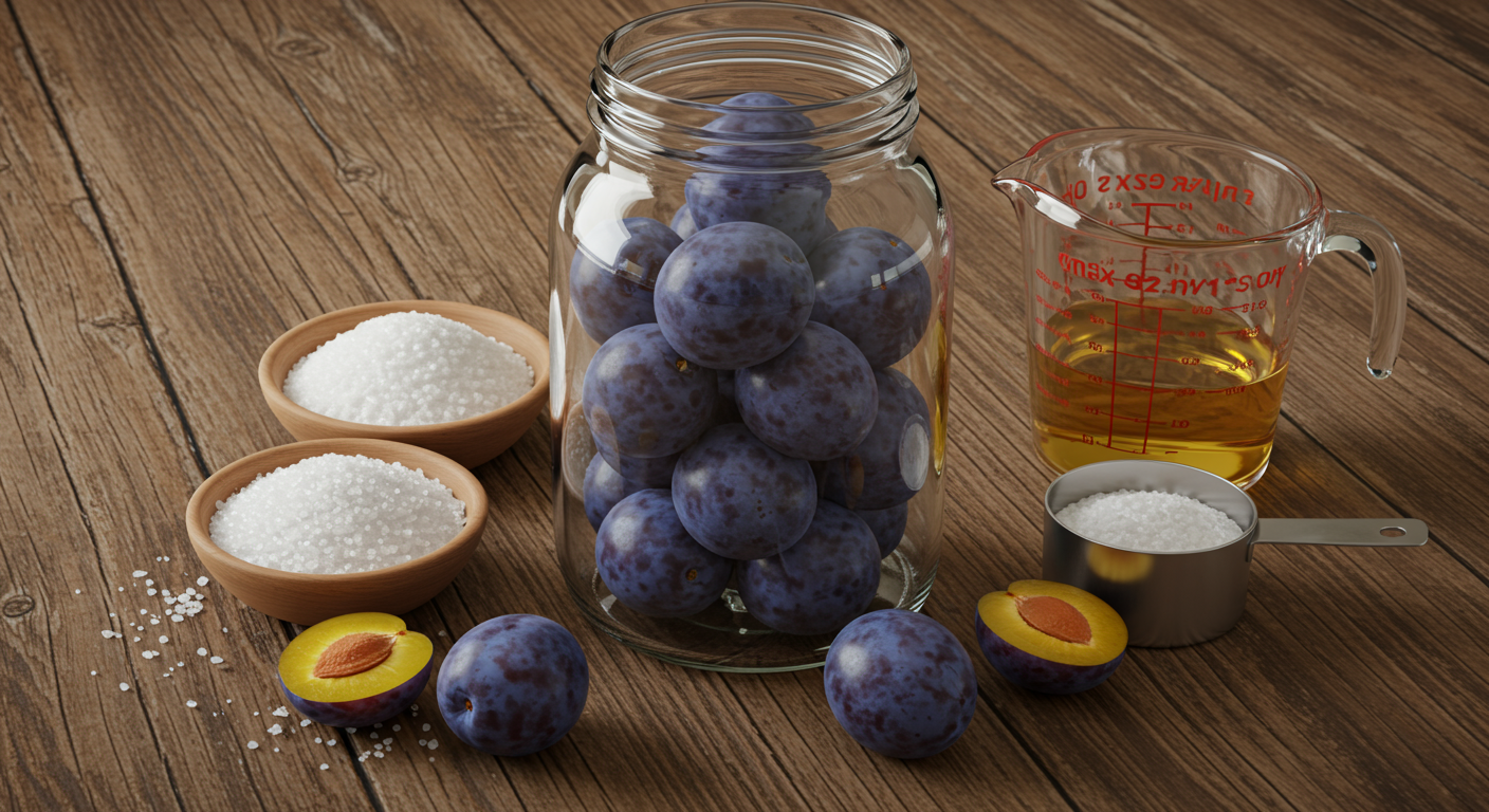 매실장아찌 재료와 황금 비율