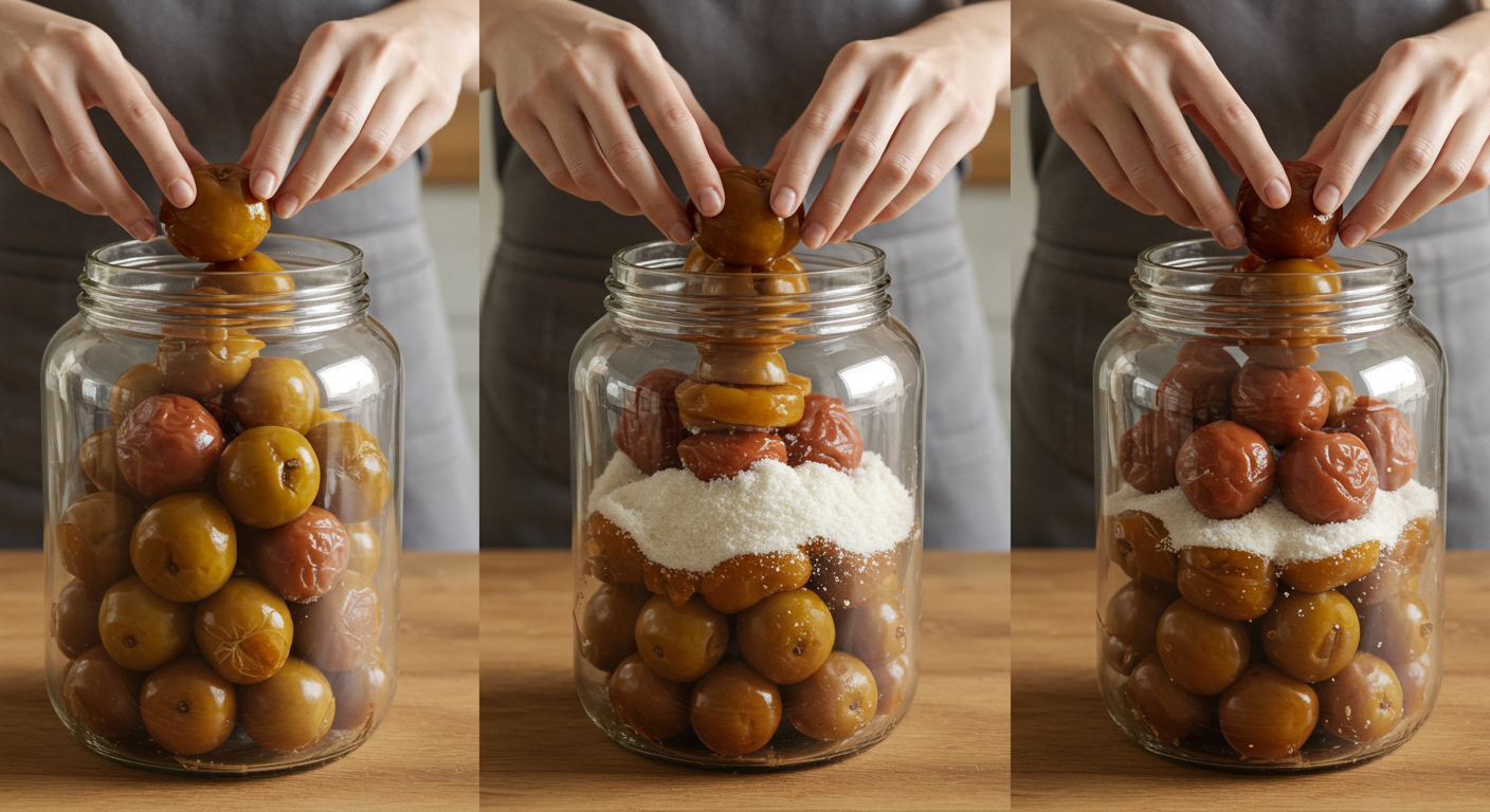 기본 매실장아찌 담그는 쉬운 과정