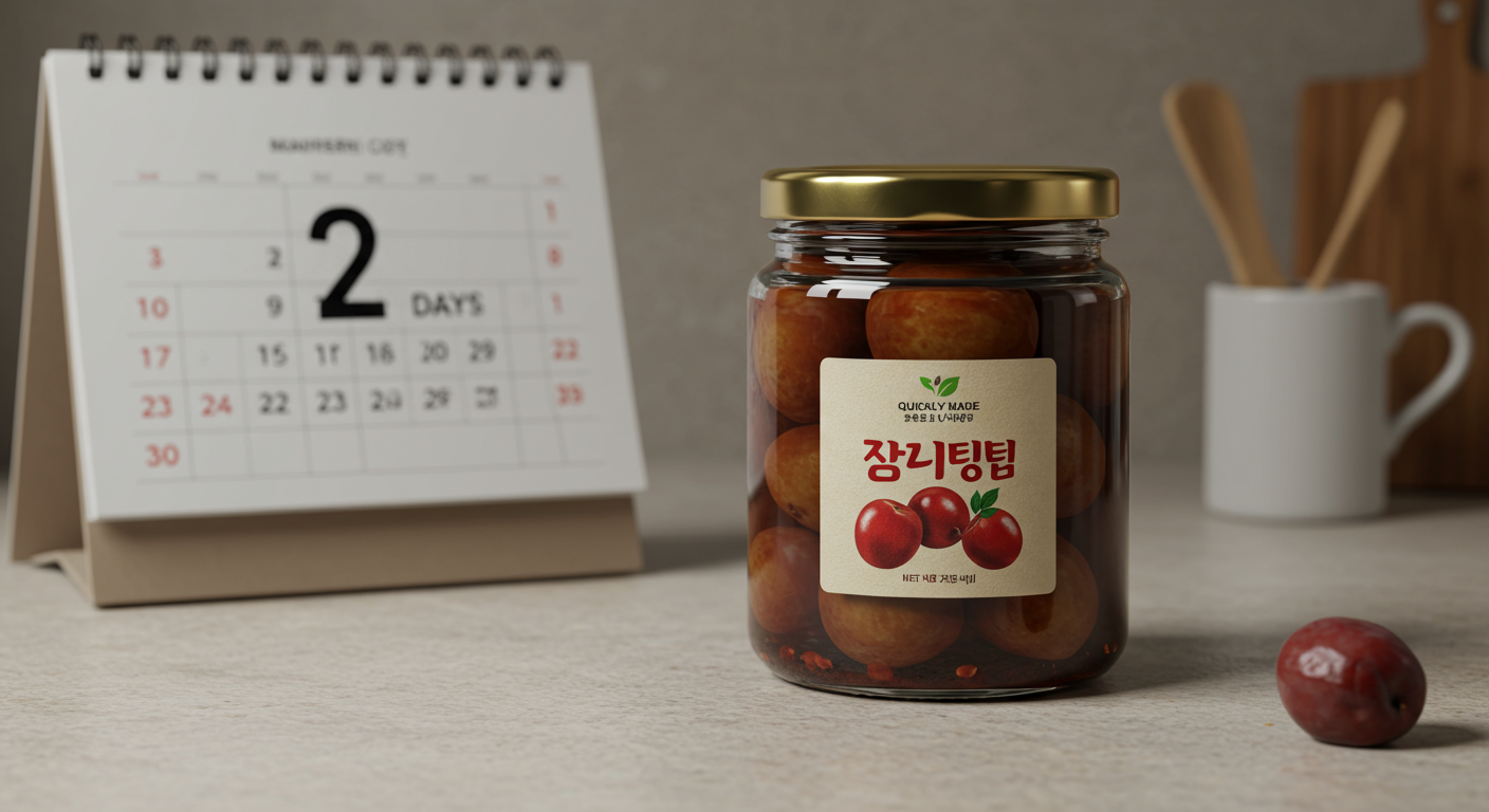 빠르게 완성하는 매실장아찌 비법!