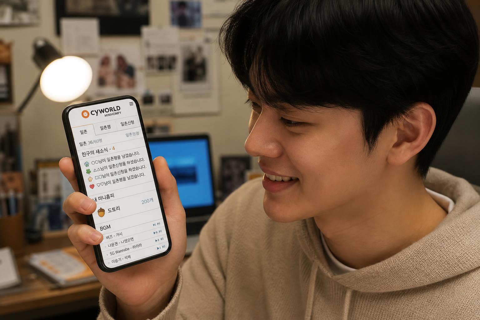 미니홈피 핵심 기능: 일촌, 도토리, BGM이 만든 문화