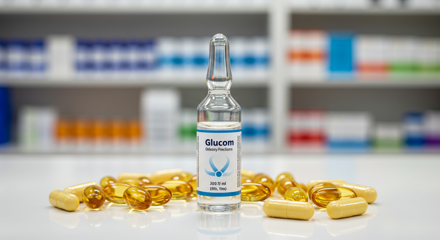 글루콤의 핵심 성분은 무엇인가요?