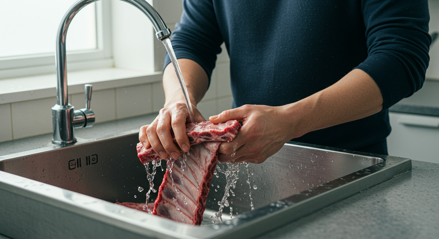 LA갈비찜 재는법 첫걸음, 핏물 제거와 손질!