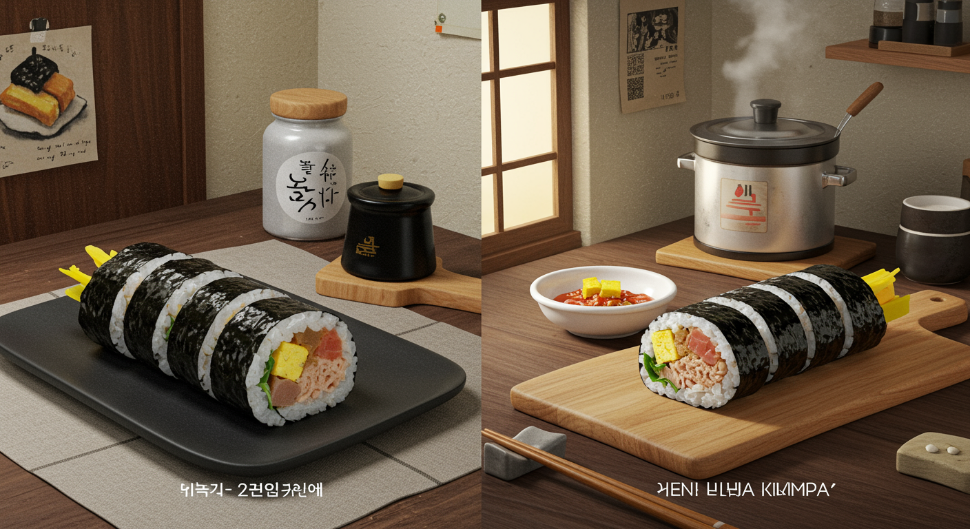 참치 김밥의 두근두근 역사 이야기