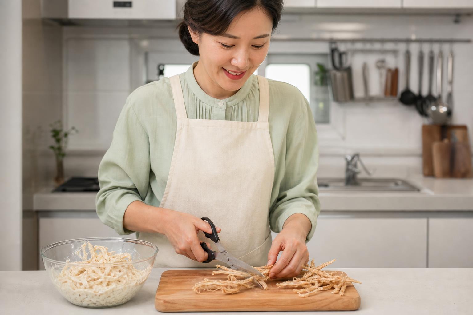 부드러운 진미채볶음의 첫걸음: 재료 준비부터 전처리까지