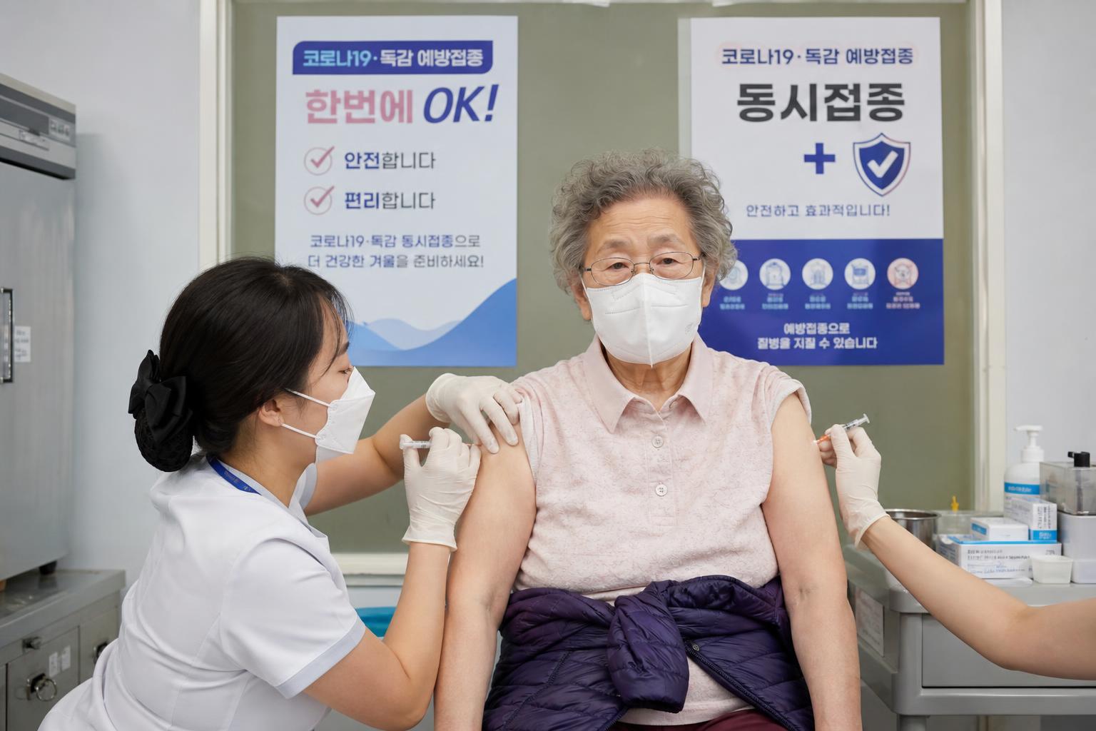 독감 백신과 함께 맞아도 괜찮을까요?