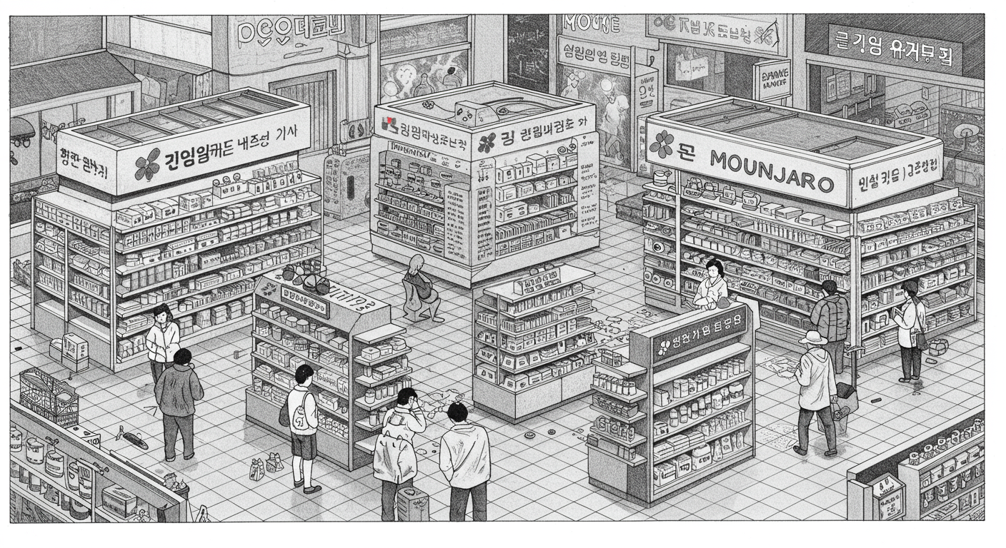 2025년 9월, 마운자로 국내 출시와 품귀 현상