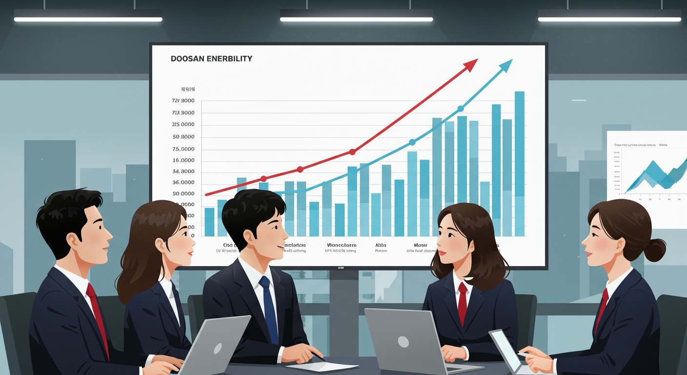 두산에너빌리티 목표 주가 왜 상향되었나요?