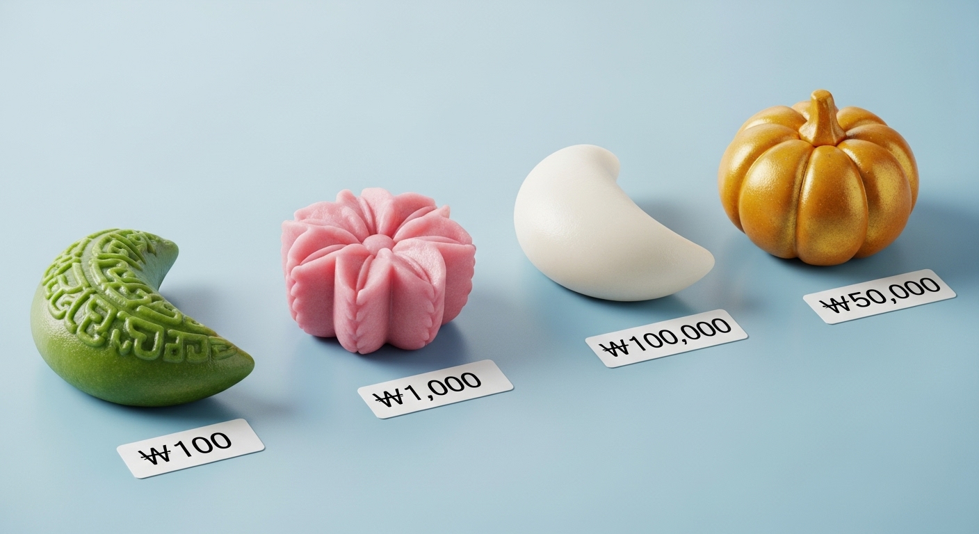 송편 종류별로 얼마를 받을 수 있을까요?