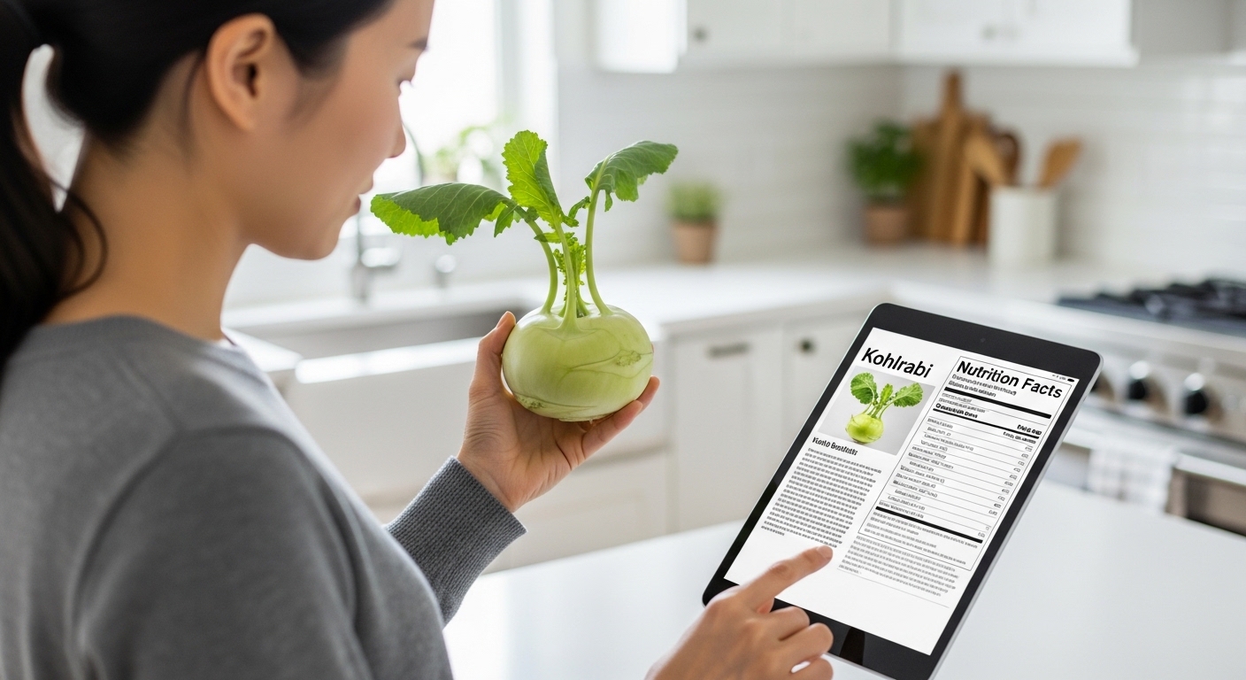 콜라비의 영양성분: 100g당 상세 분석