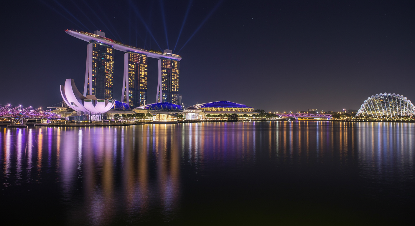 마리나 베이 샌즈 & 화려한 마리나 베이 탐험