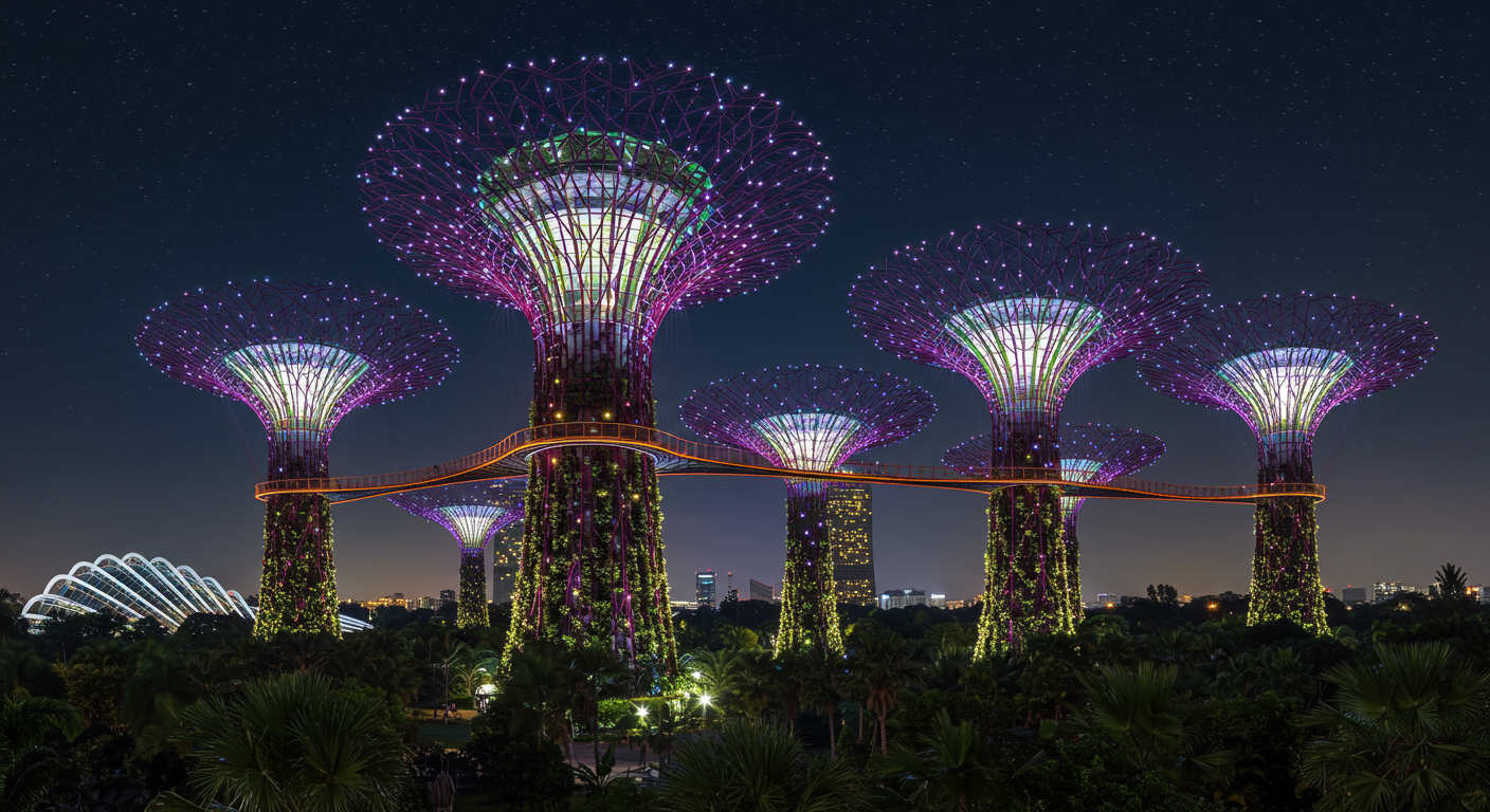 가든스 바이 더 베이: 미래형 식물원에서 자연을 만나다