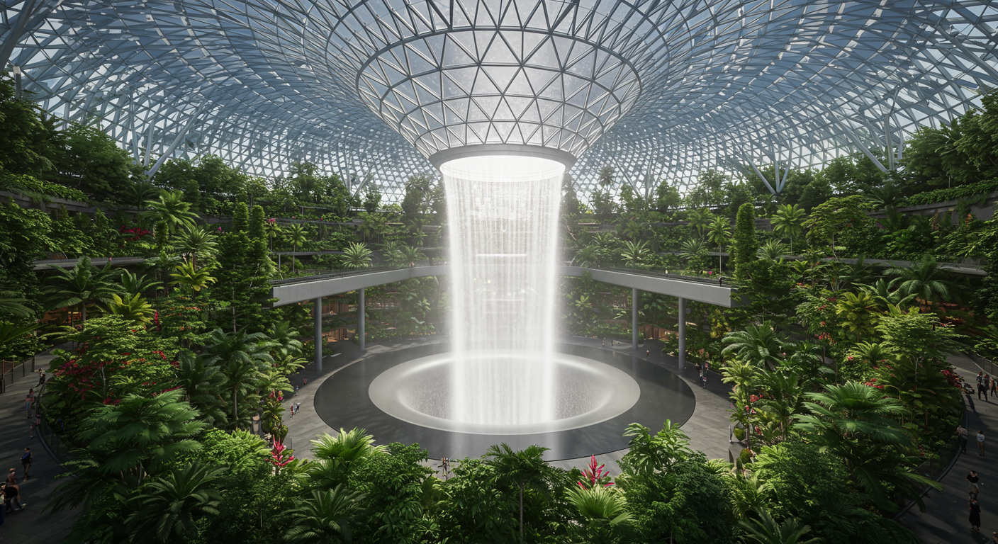 창이공항 주얼: 공항이 이렇게 멋있다고?