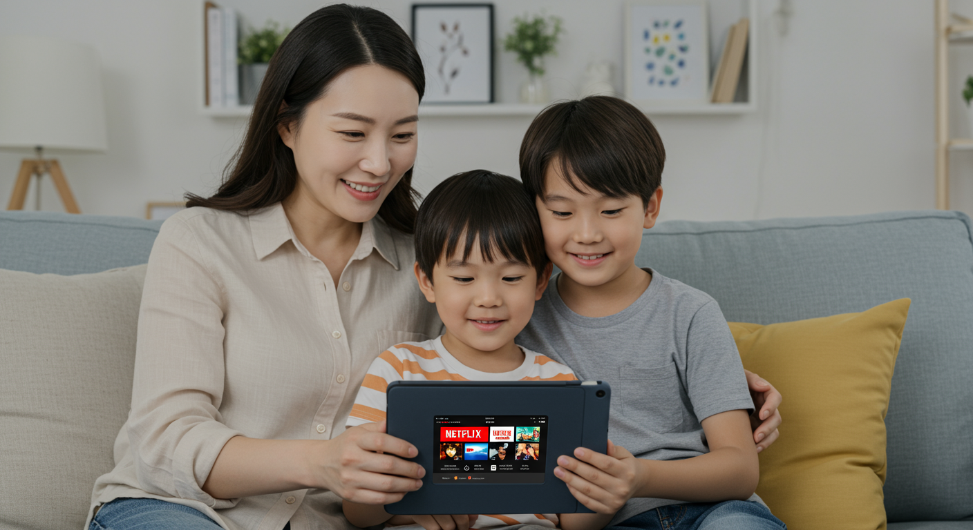 우리 아이를 위한 넷플릭스 자녀 보호 설정