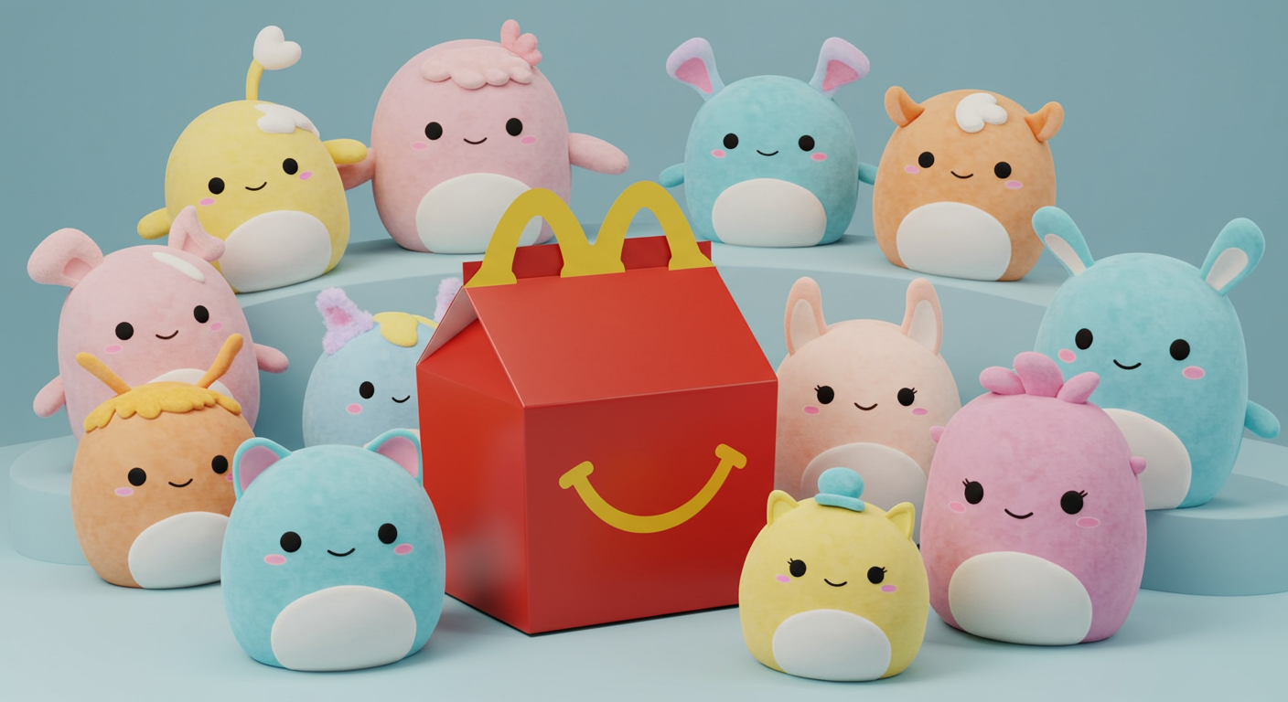 2025년 7월, 스퀴시멜로우와 함께 해피밀! 🧸