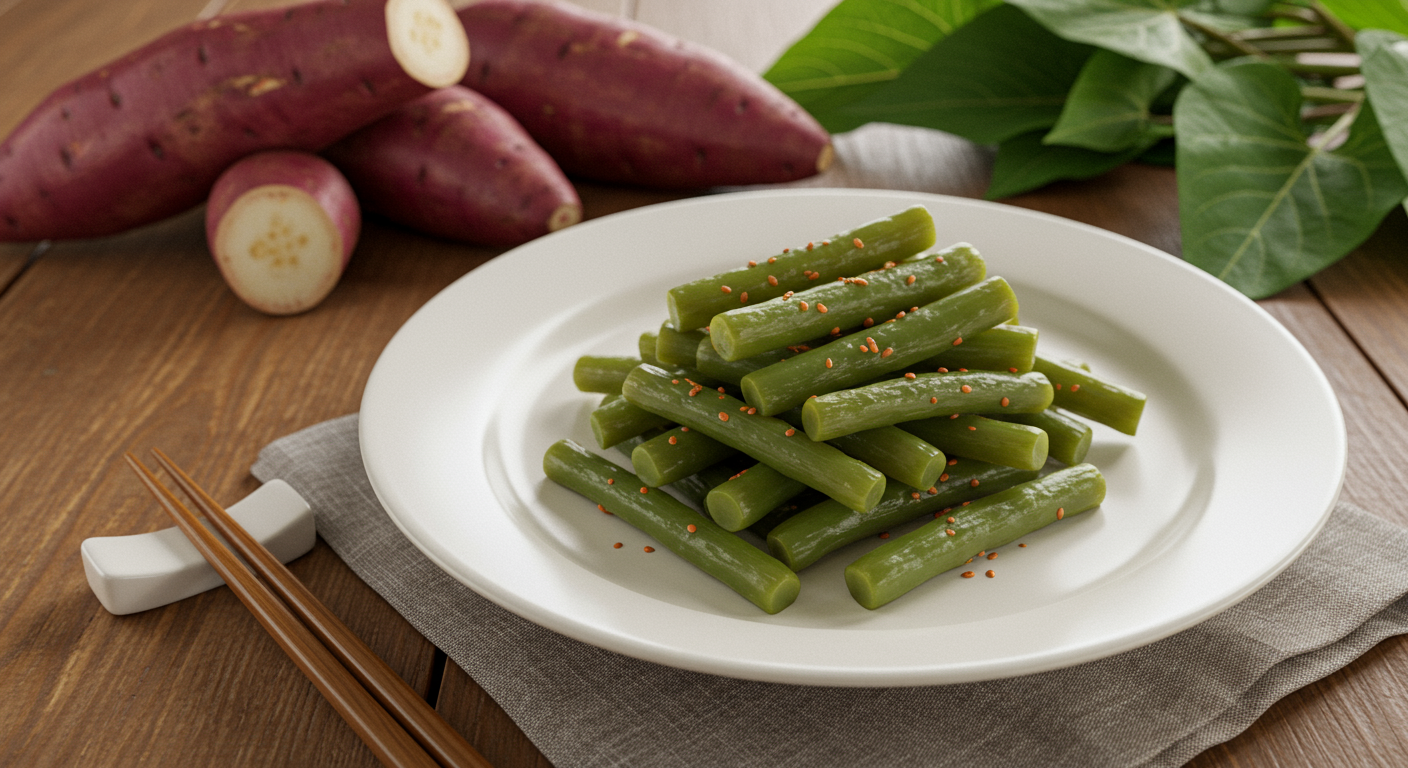 고구마줄기볶음, 어떤 음식일까요?