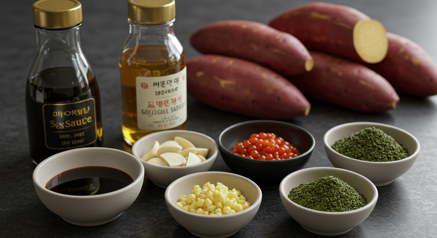 고구마줄기볶음, 황금 양념 비법!