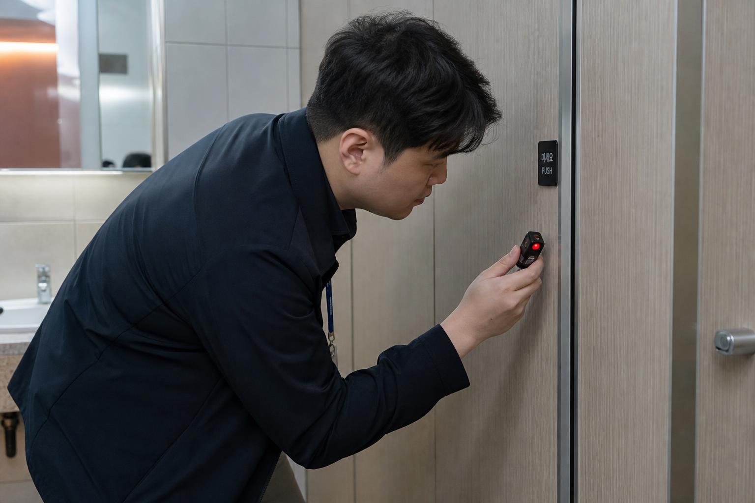 불법촬영탐지기, 현장에서 어떻게 사용하나요?