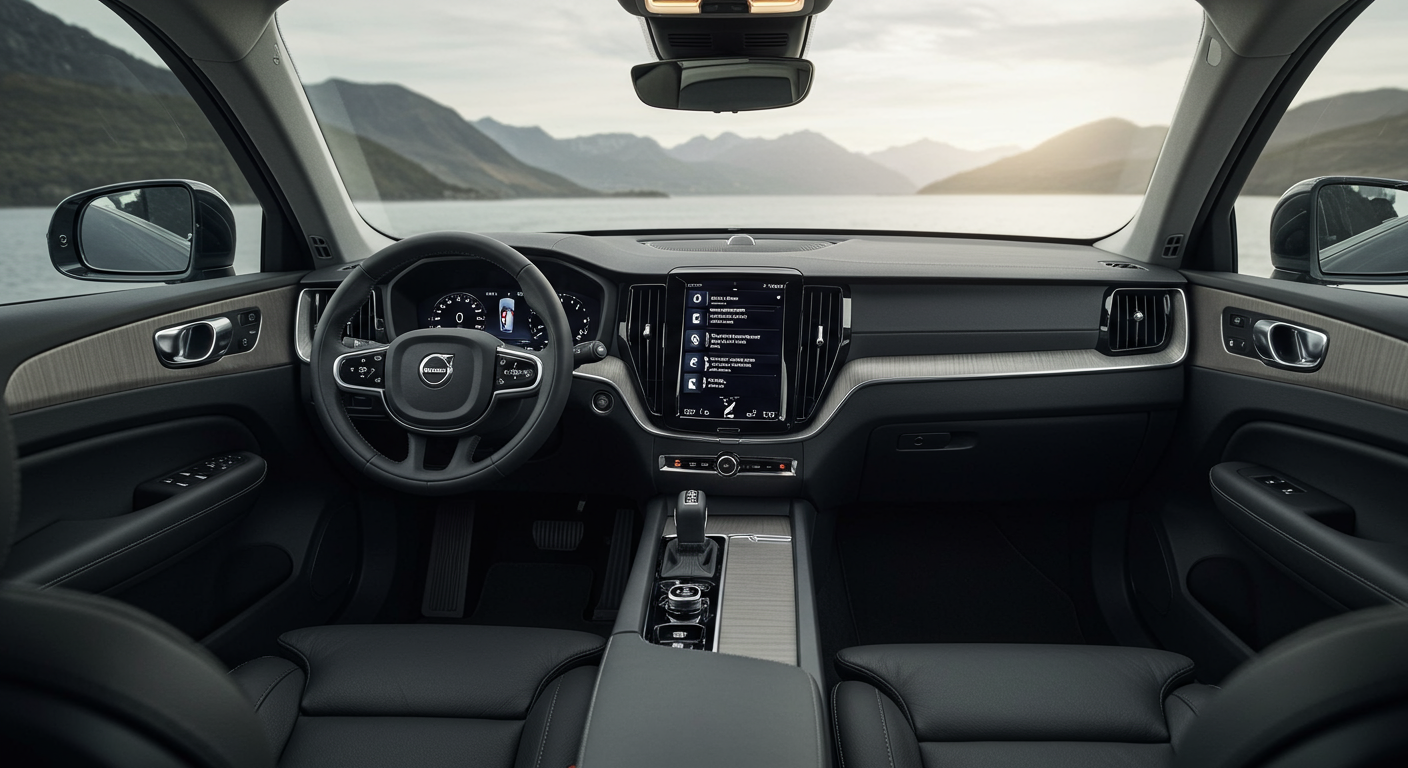 시선을 사로잡는 2024 볼보 XC60 디자인과 실내!