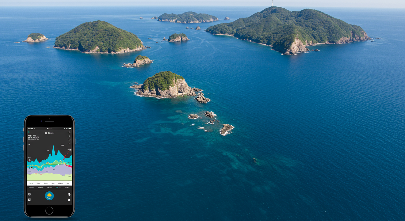 바다 즐길 분이라면 꼭! 대마도 물때와 바다 날씨 확인법