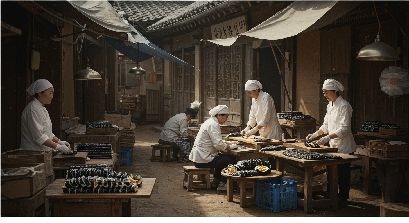 참치 김밥의 탄생과 역사 여행