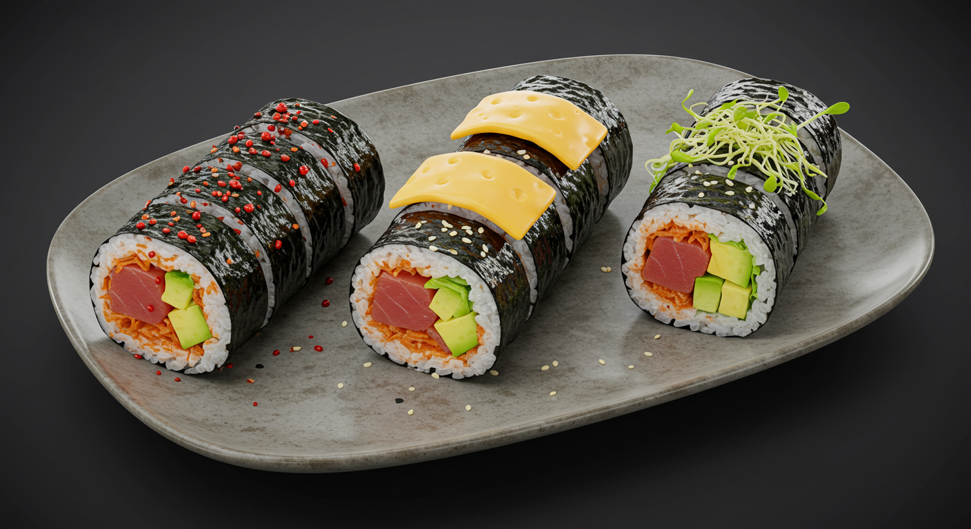 나만의 참치 김밥을 만들어봐요!