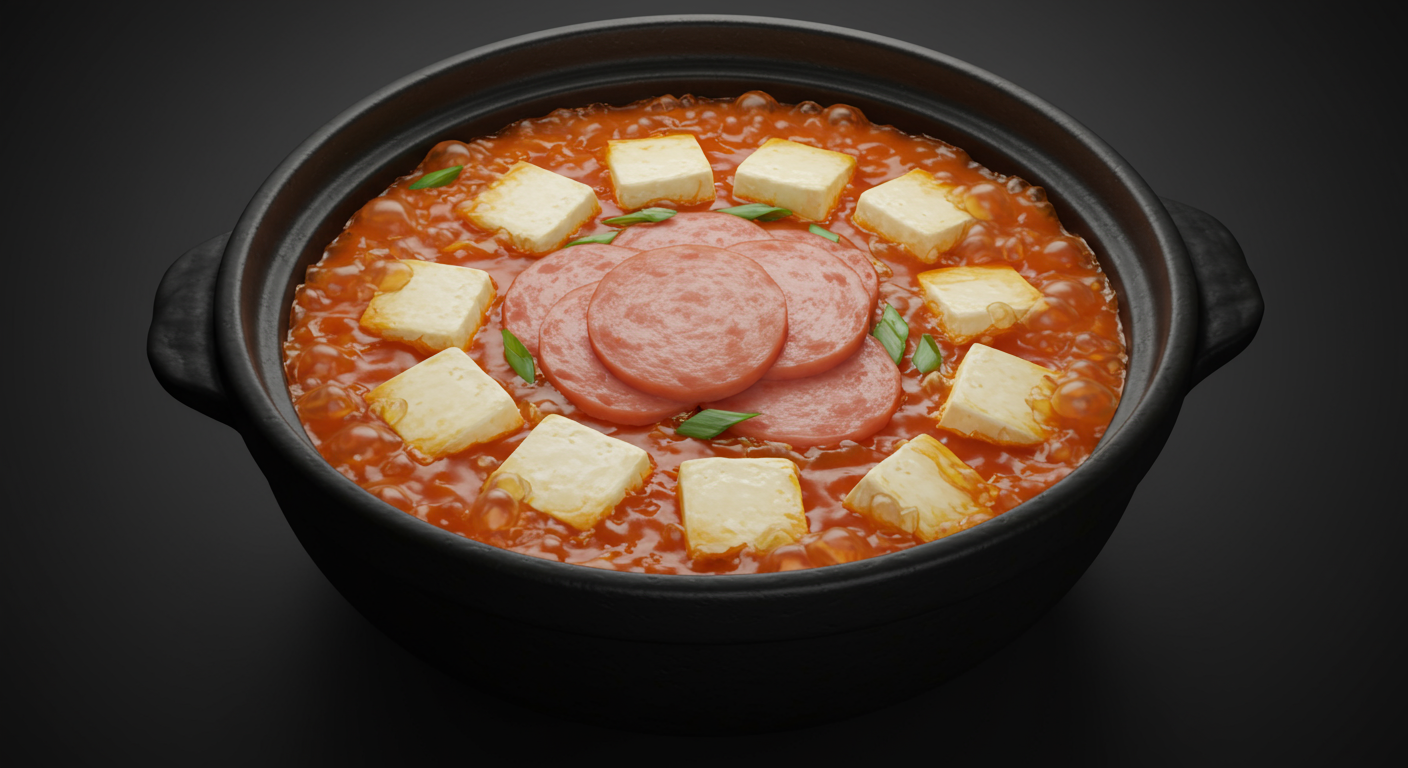 스팸 순두부찌개만의 특별함