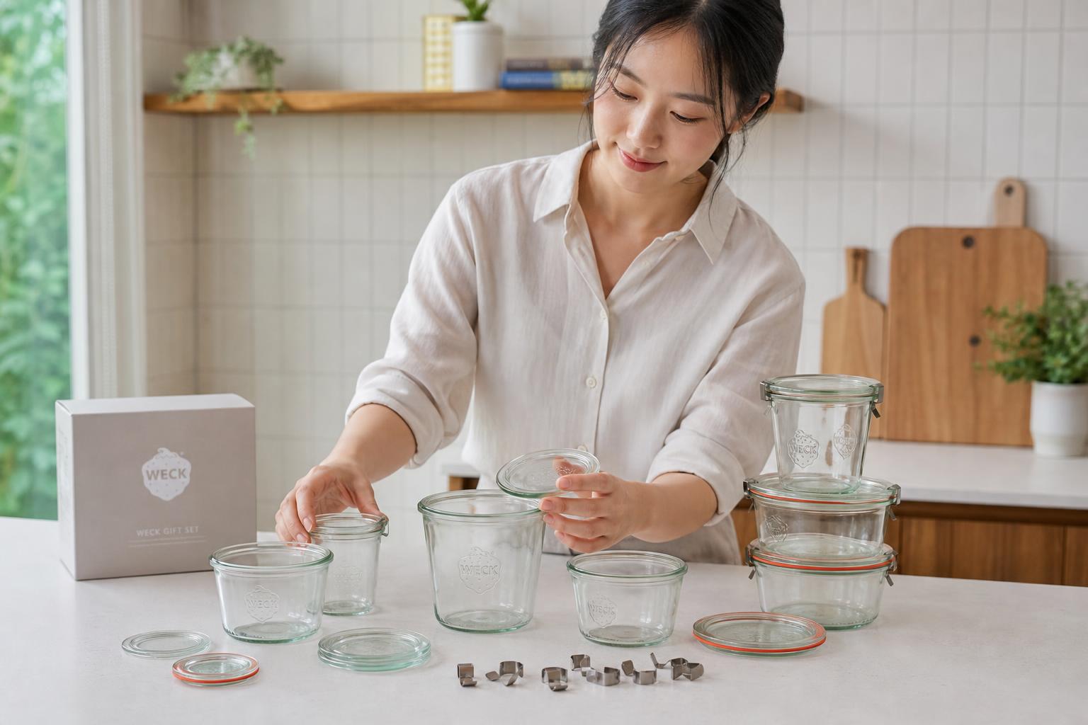 웩유리용기, 어떤 구성품으로 만들어질까요?