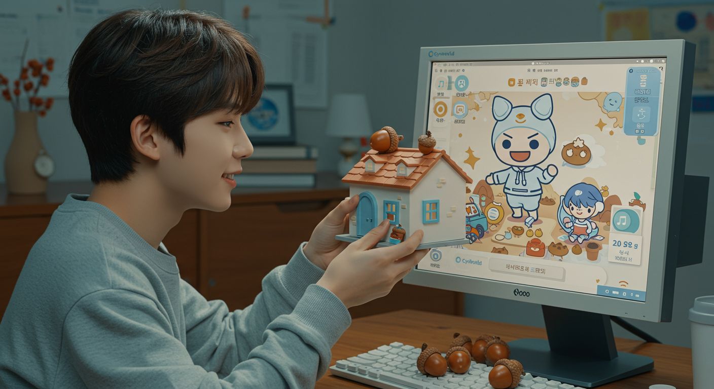 싸이월드 전성기: 미니홈피와 도토리 경제