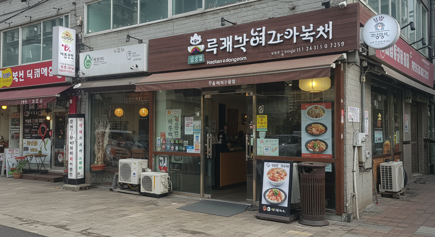 길동역 불향 오징어볶음 맛집, 해탄 길동점 위치와 영업시간!