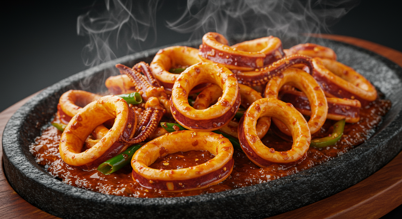 한번 맛보면 잊을 수 없는 오징어볶음의 비결은?