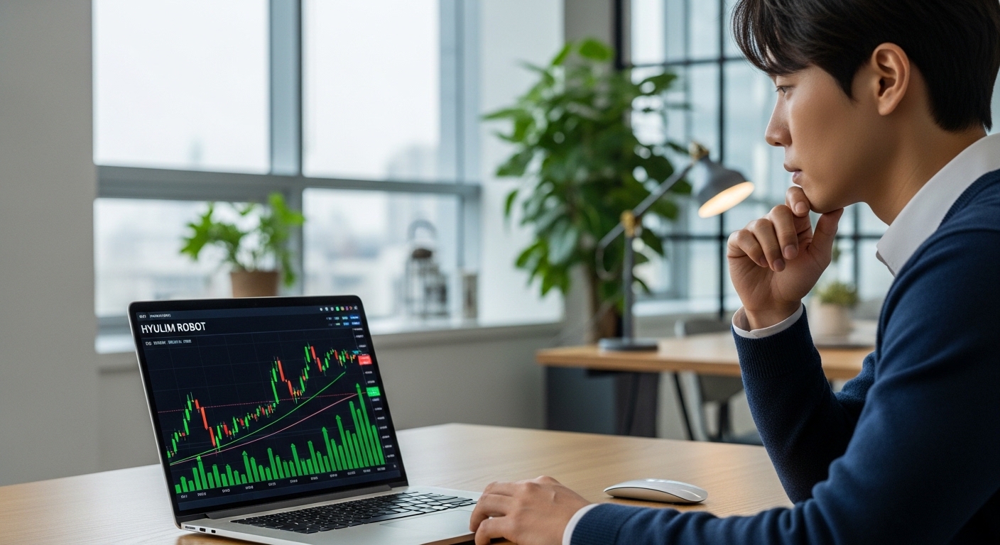 2025년 10월 이후 휴림로봇 주가 상승 현황