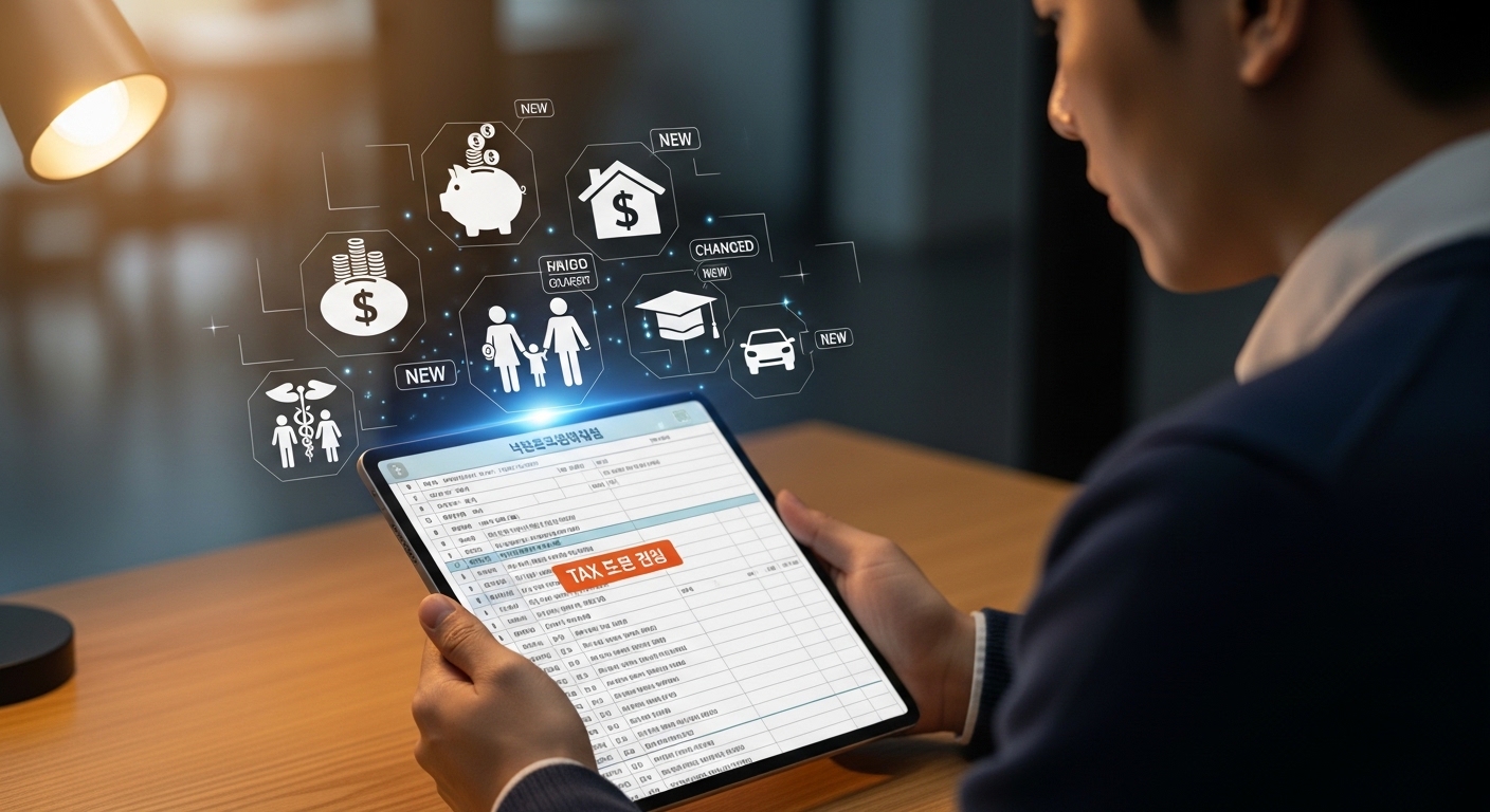 새롭게 달라지는 연말정산 공제 혜택들