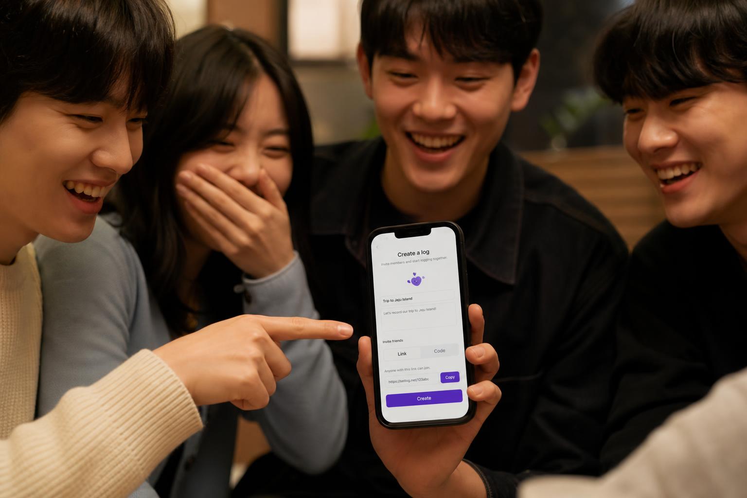 함께 찍는 재미, 셋로그 로그 만들기와 친구 초대