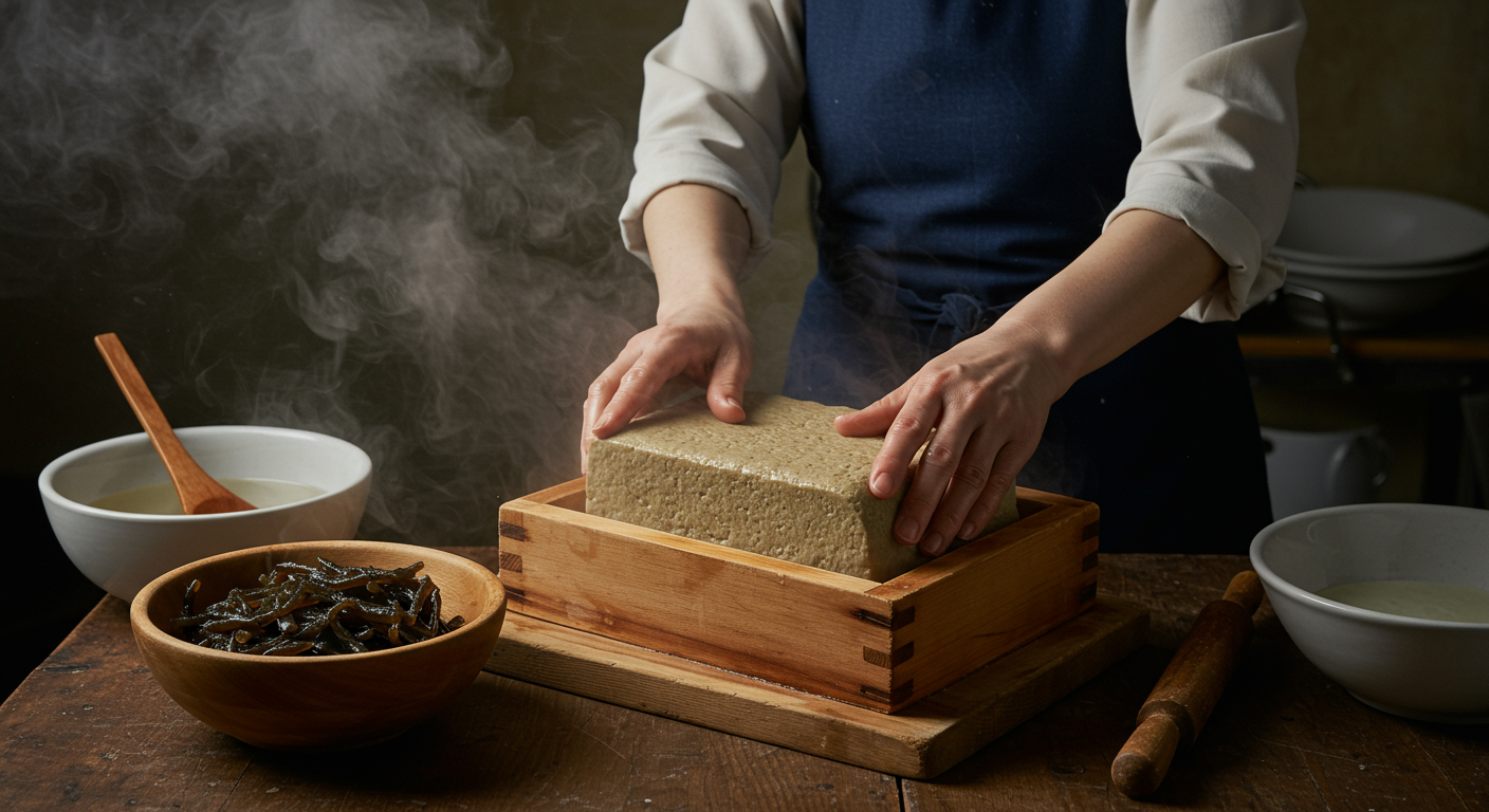 전통 방식 그대로, 함초 손두부 만드는 과정 👩🍳