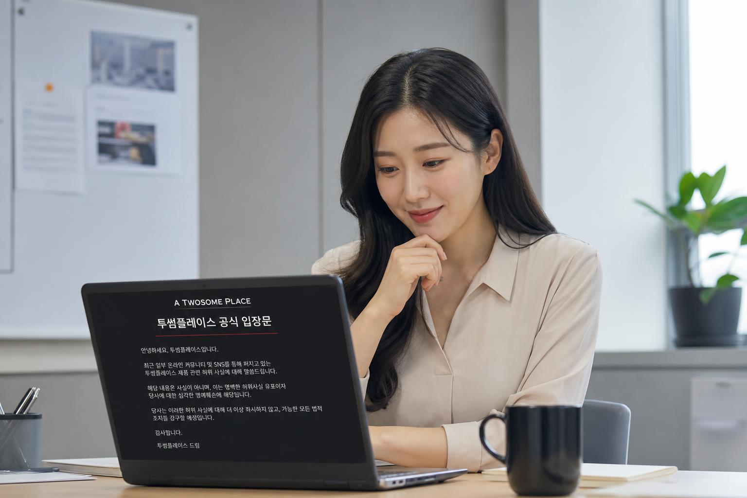 투썸플레이스의 공식 입장: "로고 변경 계획은 없습니다"