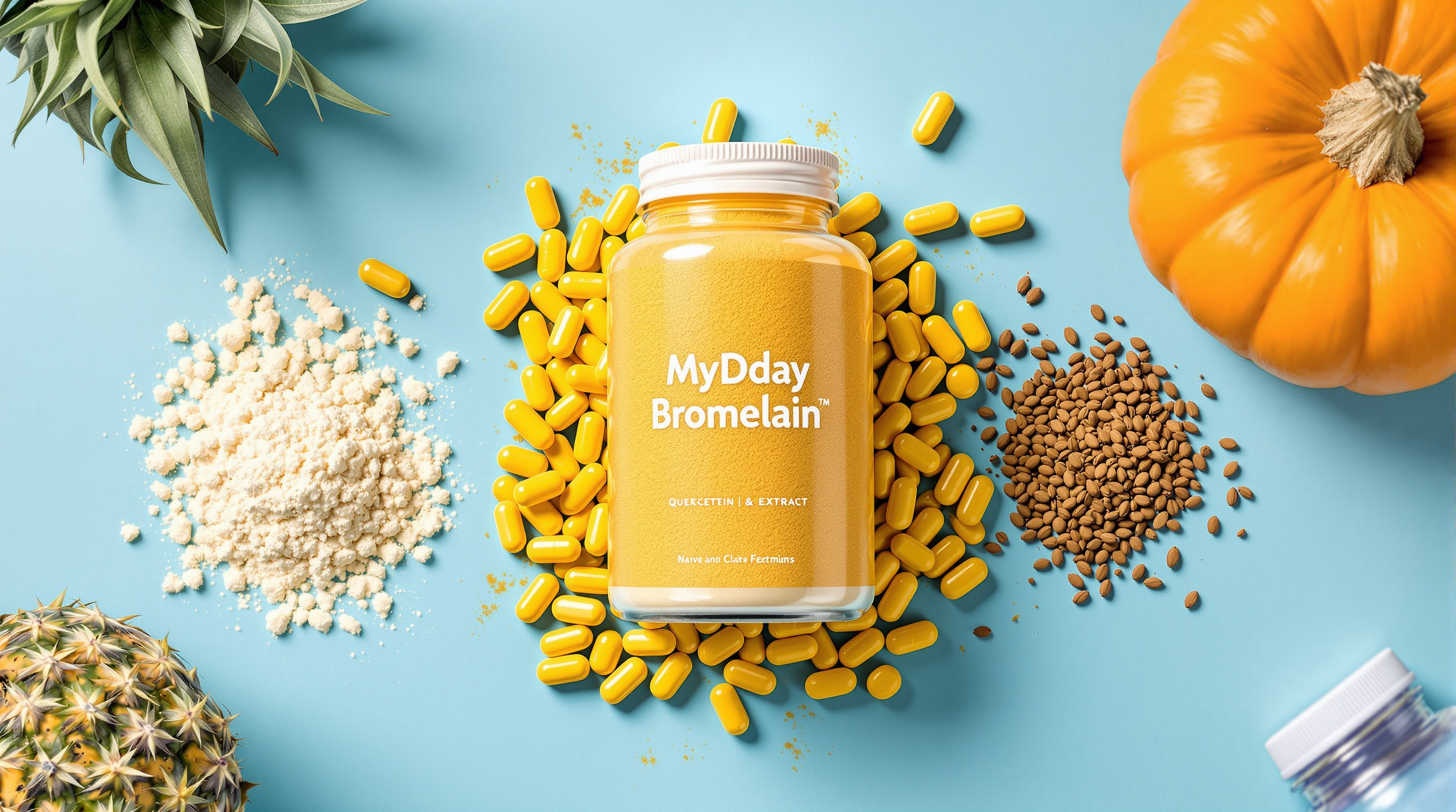 마이디데이 브로멜라인, 어떤 성분들이 들어있나요?