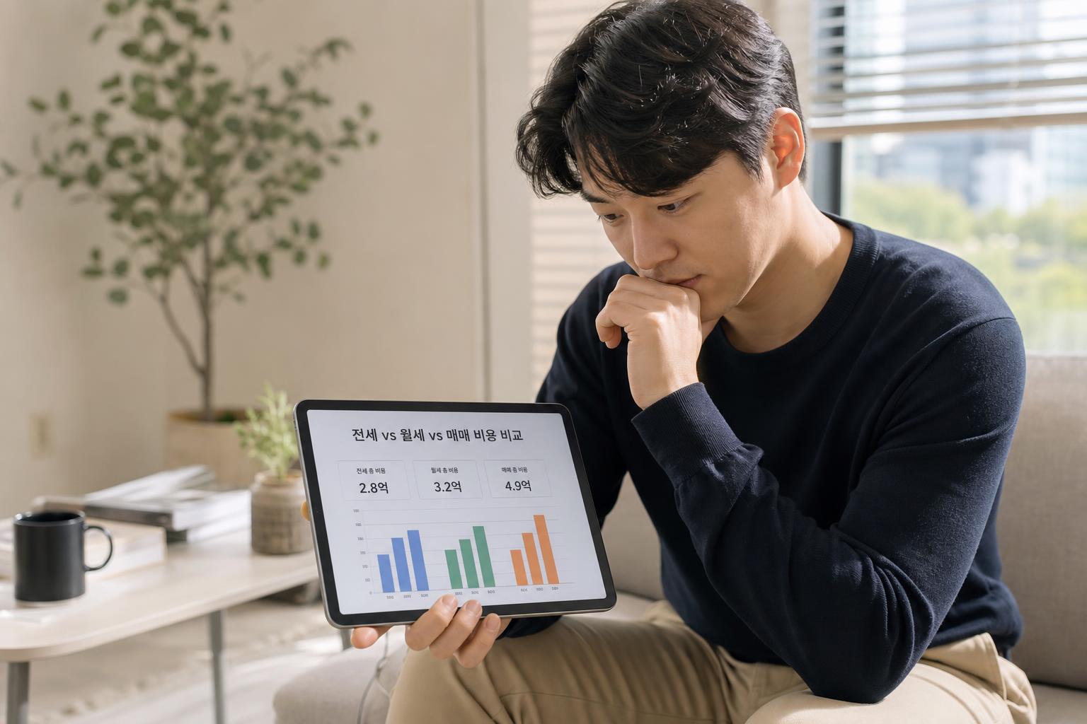 월세·전세 vs 매매: 실질 주거비와 손익 분석