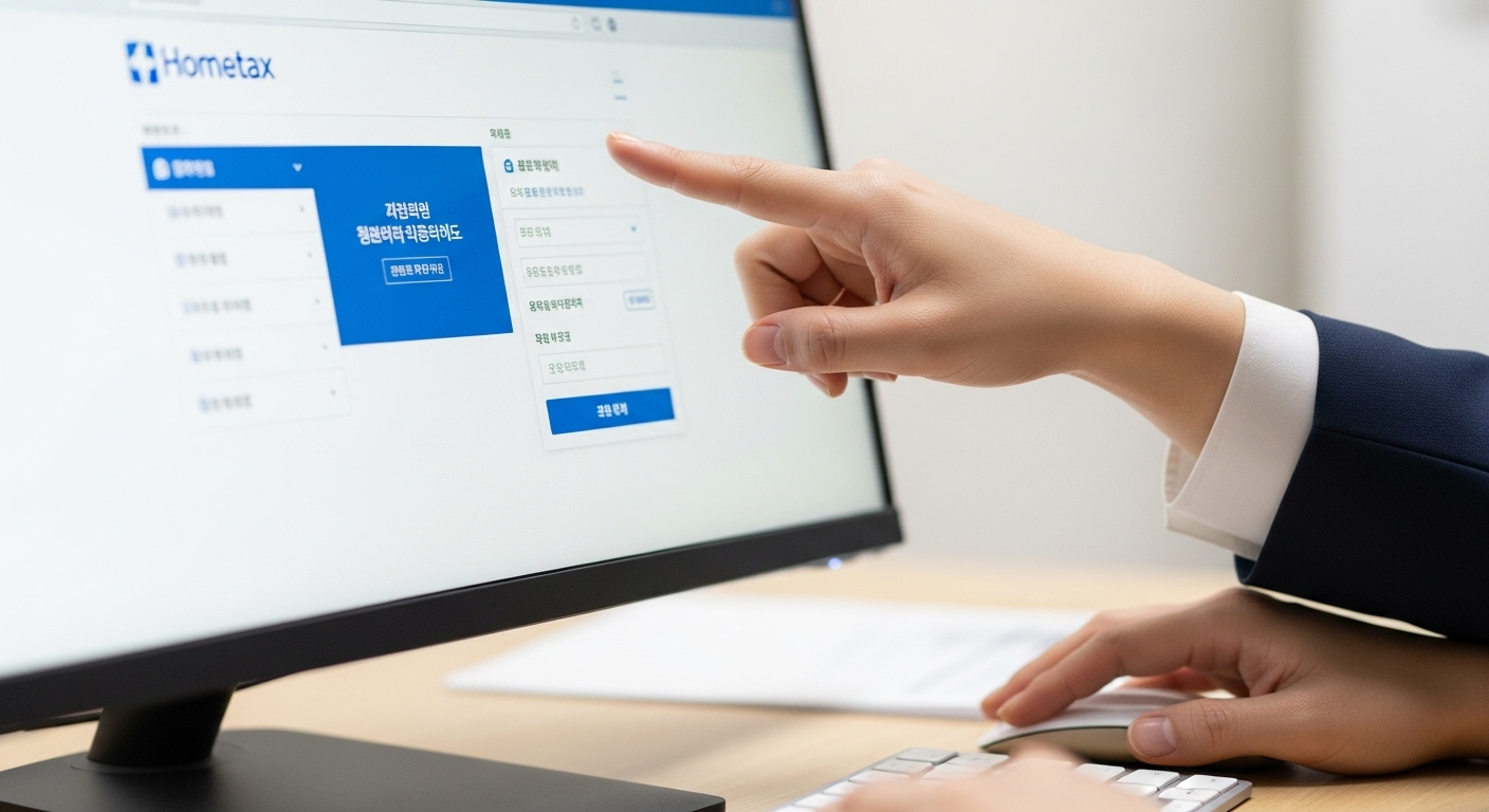 홈택스에서 근로장려금 계산기 사용하는 방법