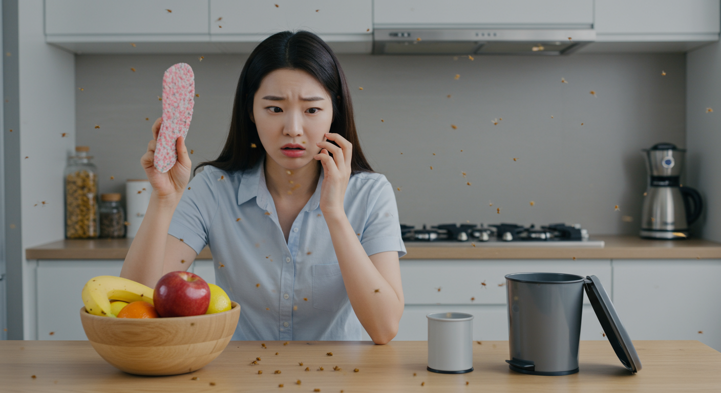 초파리가 왜 우리 집에 자꾸 나타날까요?