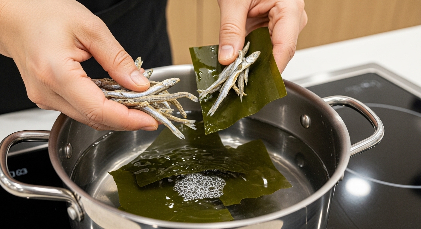 육수 준비 및 끓이는 기본 방법