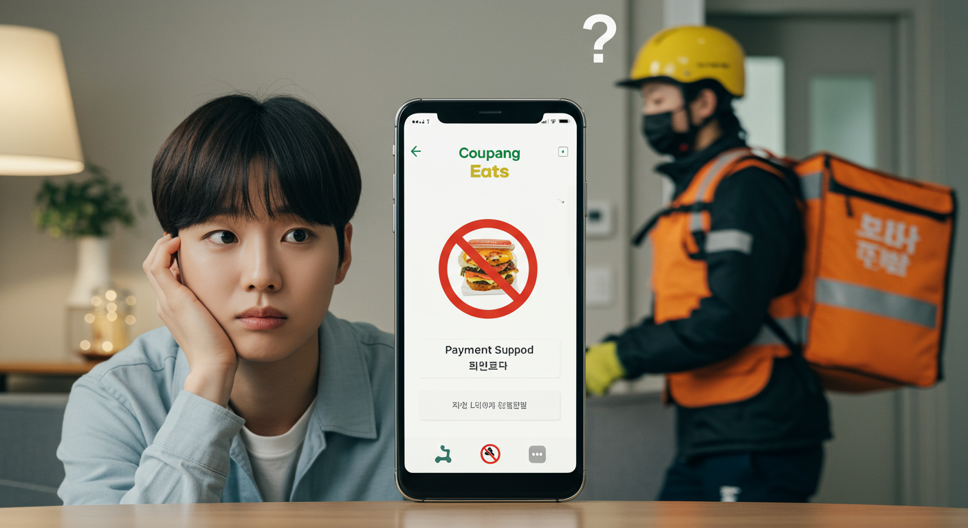 궁금증 해결! 쿠팡이츠는 왜 민생지원금 사용이 안 될까요? ⚠️