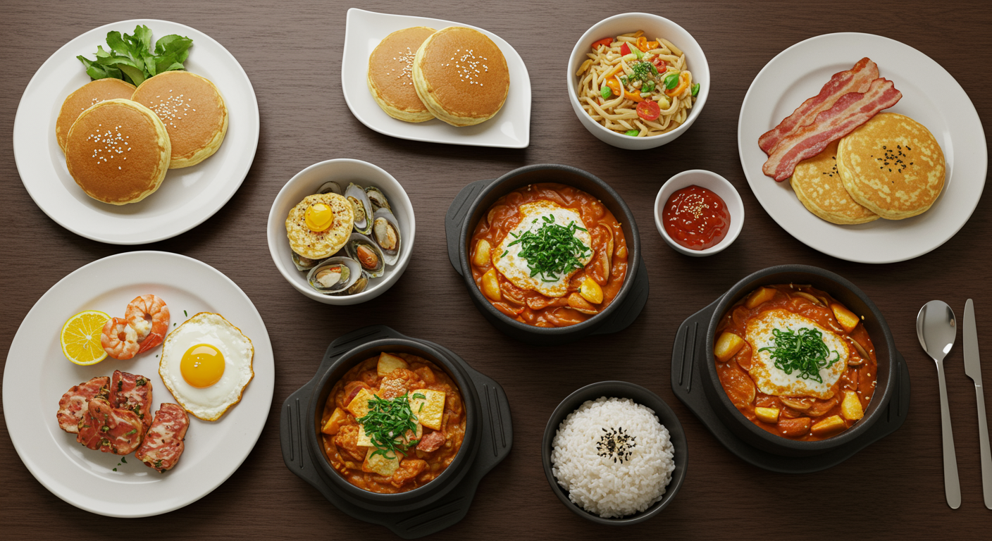 맛있는 조식 메뉴, 뭘 고를까 고민돼요!