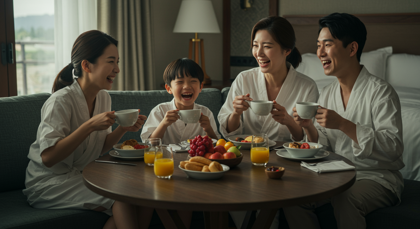 가족 여행엔 조식 패키지가 최고!