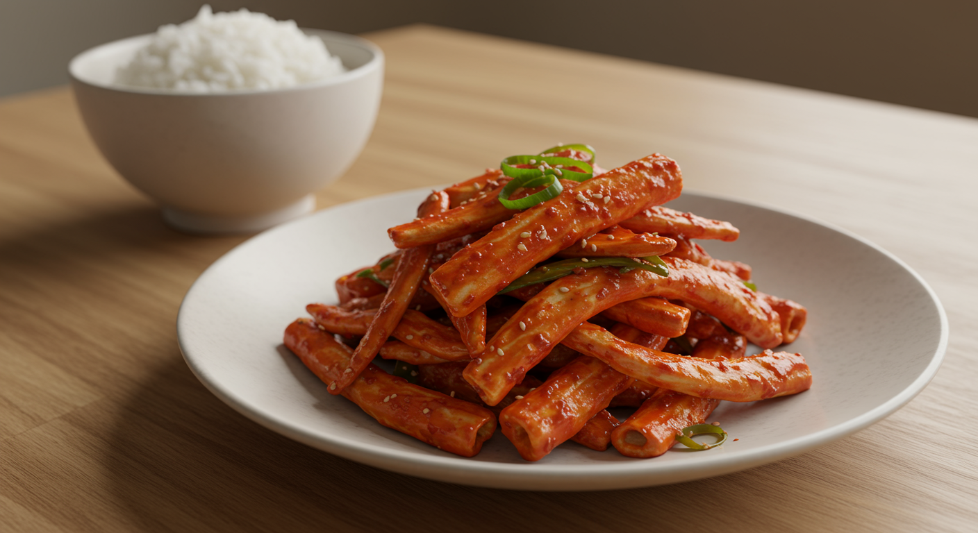 홍진미채 볶음, 어떤 반찬일까요?