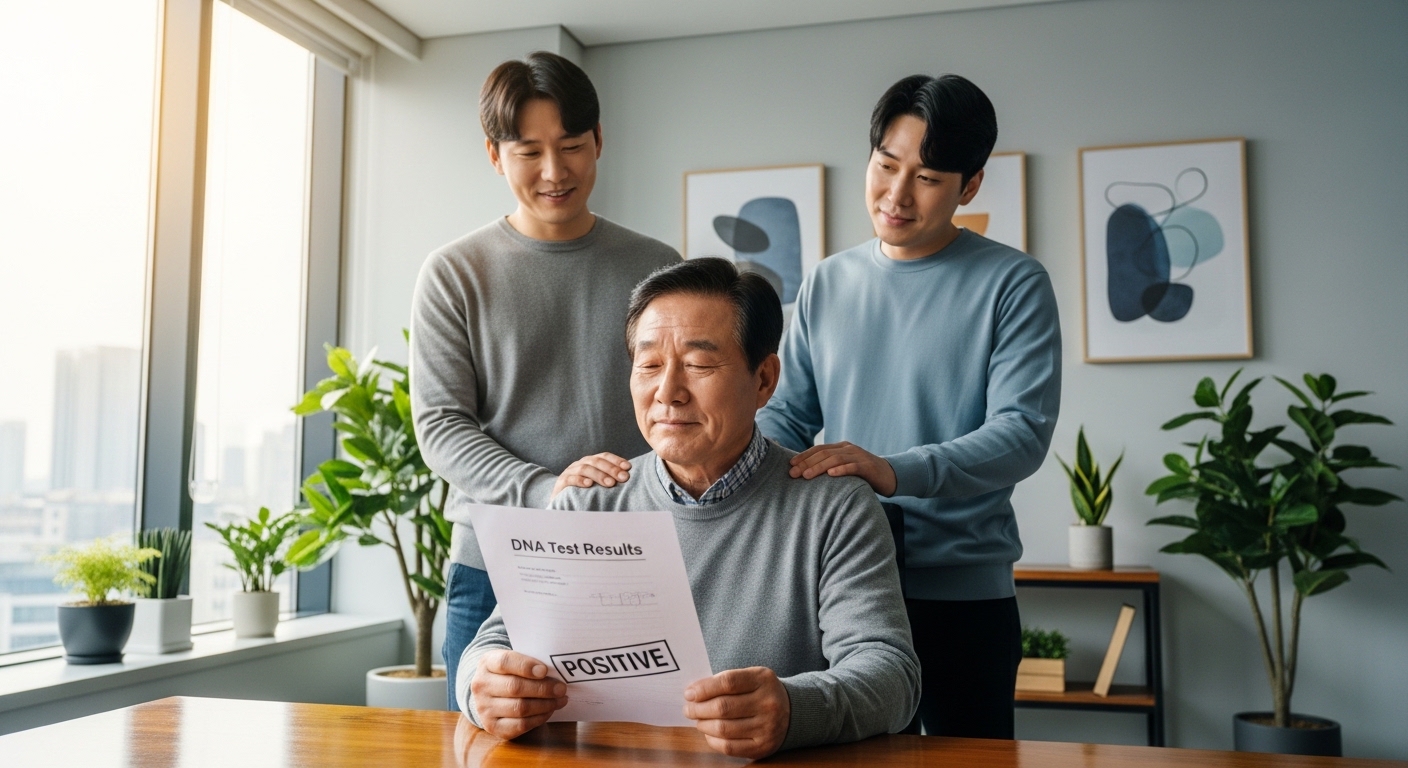 김용건 아들의 친자 확인과 호적 입적 과정