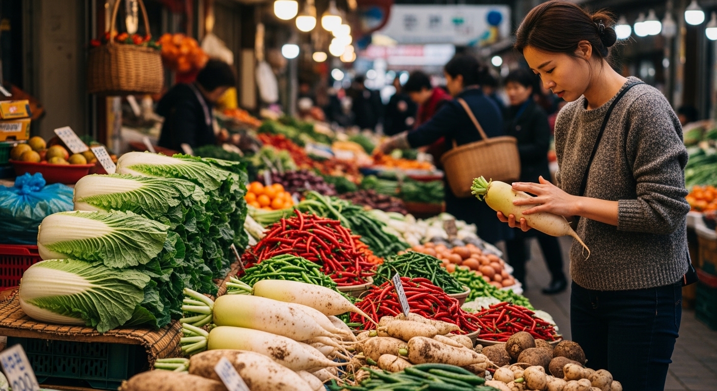맛있는 무생채의 첫걸음: 좋은 무 고르기와 손질법